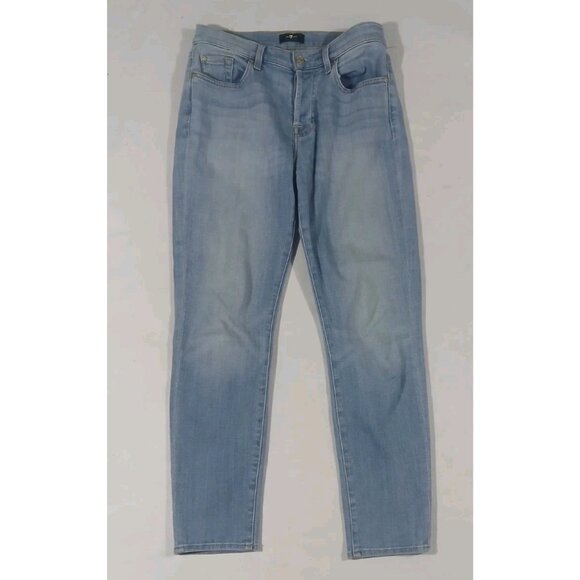 7 For All Mankind Denim - 7 For All Mankind Josefina Boyfriend Mid Rise Button Fly Jeans